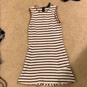 Ralph Lauren Nagy white stripe dress